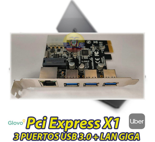 Nrpfell ULS-5100 Tarjeta de ExpansióN PCI-E de 5 Puertos USB3.0 3 Puertos Ranura de 20 Pines Tipo-C 2 Puertos