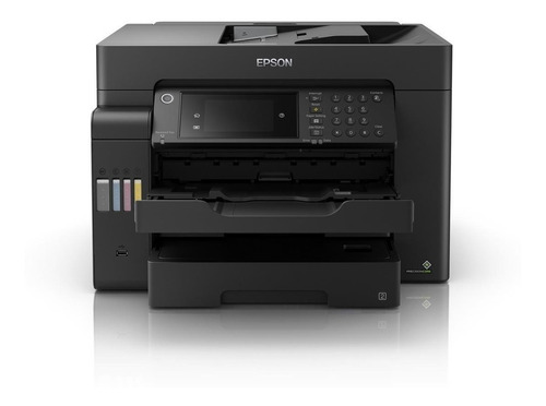Imagen 1 de 2 de Impresora a color multifunción Epson EcoTank L15150 con wifi negra 220V