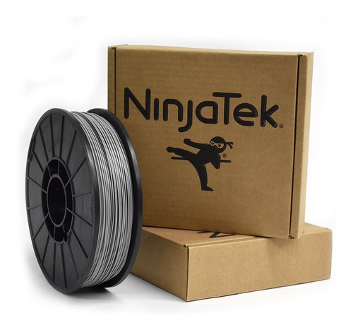 Ninjatek Ninjaflex Tpu Filamento Tpe Pound Acero Gris