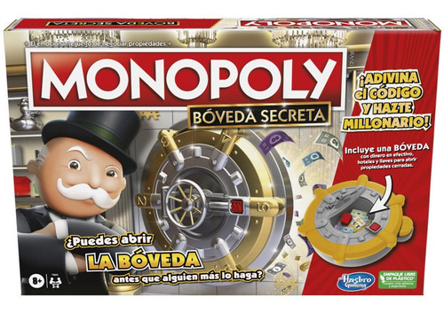 Juego De Mesa Monopoly Bóveda Secreta
