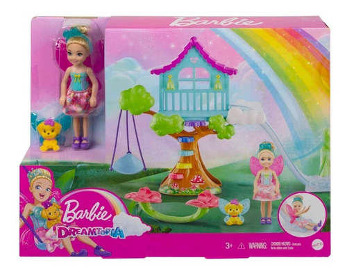 Barbie Dreamtopia Chelsea Casa Del Arbol De Cuentos De Hadas