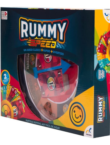 Juego De Mesa Rummy Speed Novelty