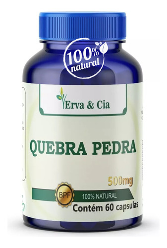 Quiebra Piedra  Natural. Riñones, Vesícula , Cálculos 60 Cap