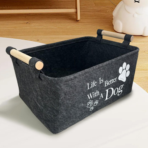 Cesta De Almacenamiento De Juguetes Para Perros, Cesta De
