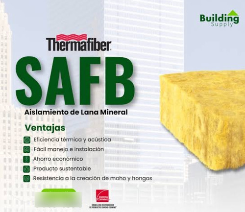 Safb De Thermafiber Aislamiento De Lana Mineral 12 Placas