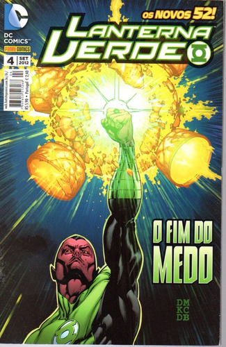 Lanterna Verde Nº 04 - 1ª Série - Editora Panini 4 - Em Português - Capa Mole - Bonellihq Cx54 F19