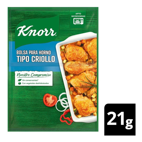 Bolsa Para Horno Con Condimento Varios Sabores Knorr 21g