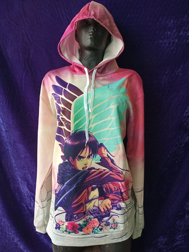 Sudadera Ligera Anime Attack On Titan Levi Talla G