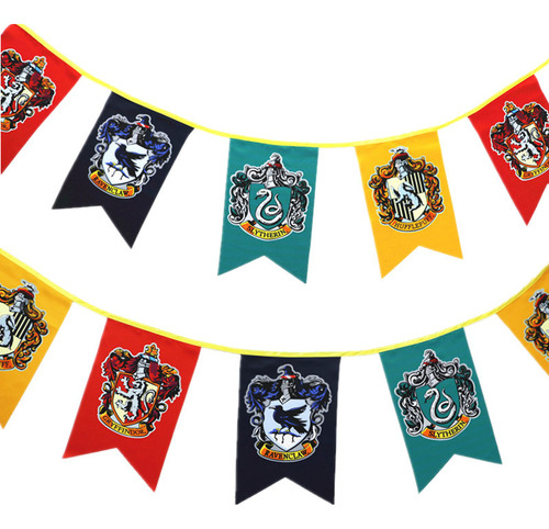 Bandera De Decoración De Fiesta De Harry Potter, Bandera De