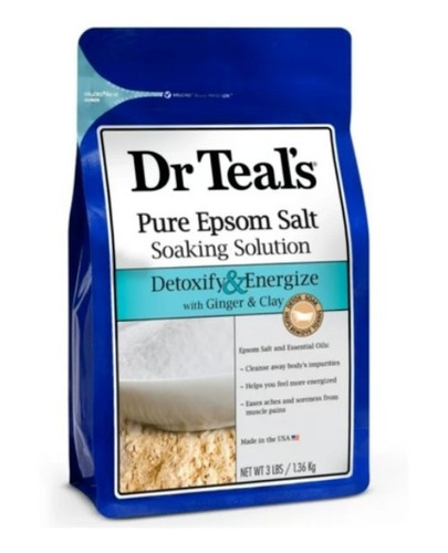 Dr Teals Sales De Baño Detoxify Desintoxicante 1.36kg