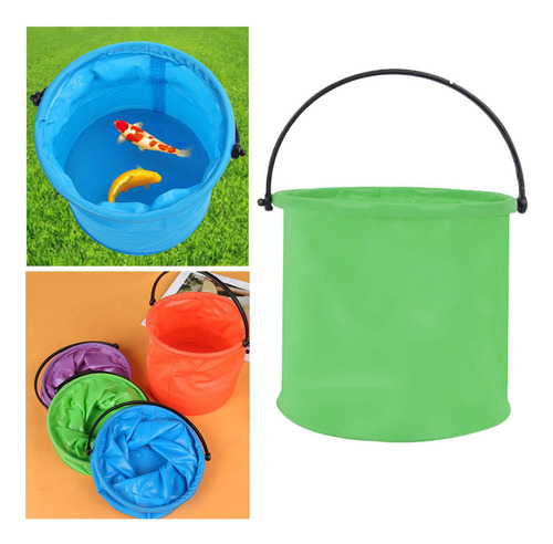 Cubo Plegable Para Ahorrar Espacio, Cubo De Pesca, Lavabo