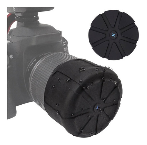 Estuche Neoprene Para Lente Camara Nikon Canon