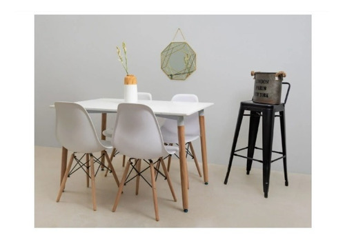 Imagen 2 de 3 de Mesa Nordica Eames Rectangular Comedor 140 X 80
