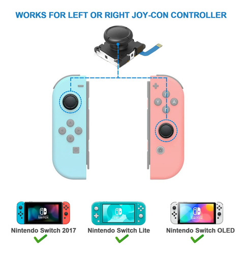 Kit De Repuesto Switch Joycon Hall Effect + Herramientas