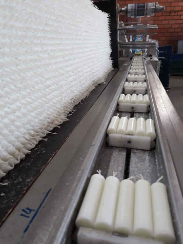 1 Kg De Vela Palito - 33 Velas De Fábrica De 18cm - Quilo Cor Branca_e_vermelha