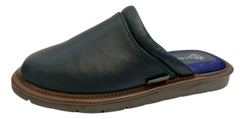 Pantuflas Caballero Stahl 4752 Azul Piel De Borrego Ligeras