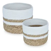 Comprar Canastos De Seagrass Y Algodón