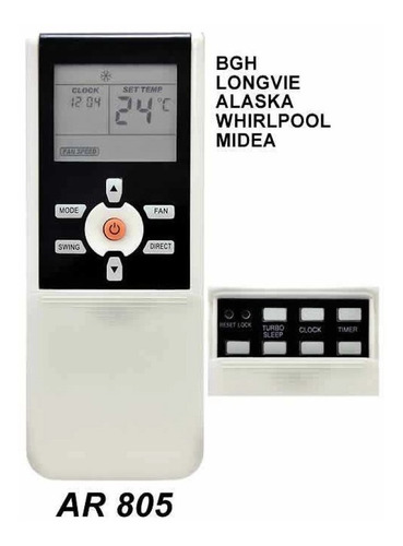 Control Remoto R07/bge Aire Acondicionado Daewoo Whirlpool