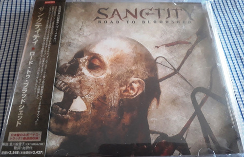Cd Sanctity - Road To Bloodshed 1er Ed. Japonesa Heavy Metal (Usado)