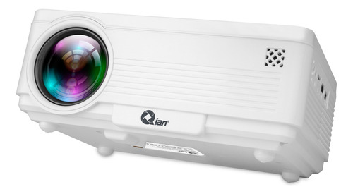 Proyector Portatil Qian Qxp-ethrx 200 Ansi Lumenes Resolucion 1280 X 720 Lampara Hasta 50,000 Hrs Wifi Bluetooth Hdmi Usb Bocina 3w, QXP-ETHRX