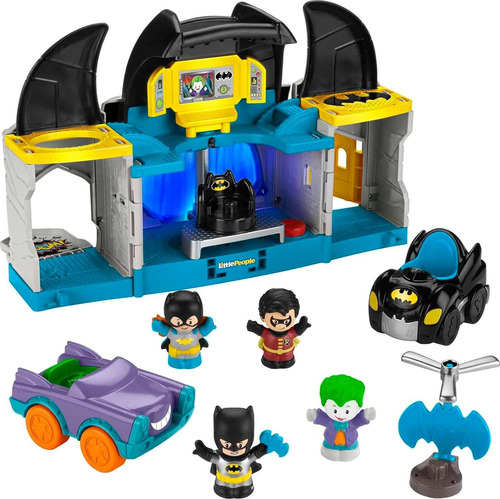 Fisher-price Little People Dc Super Friends Batman Toy Delu.