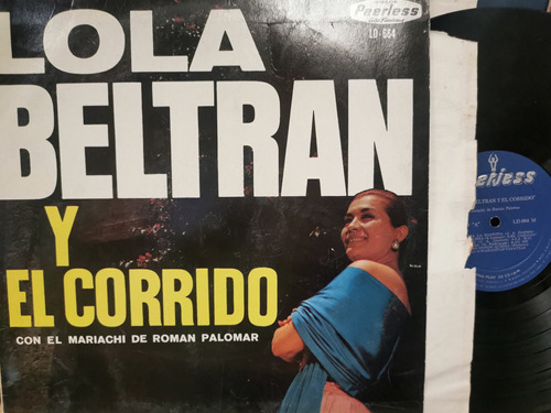 Lp Lola Beltrán Y El Corrido Con El Mariachi De Román Paloma