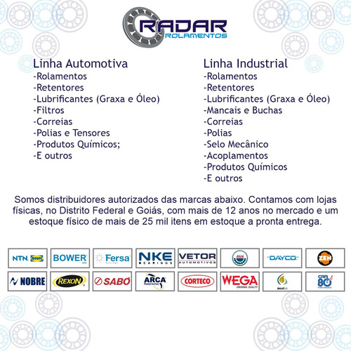 Rolamento De Agulha Da Bomba P-50 Ad7b