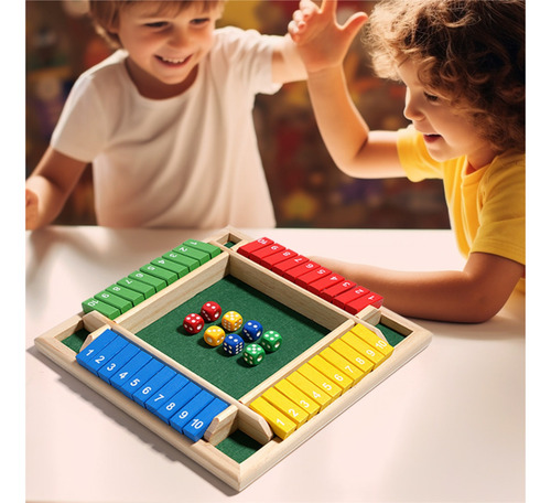 Juego Emboadlie Funny Family Games: Shut The Box Board Shut