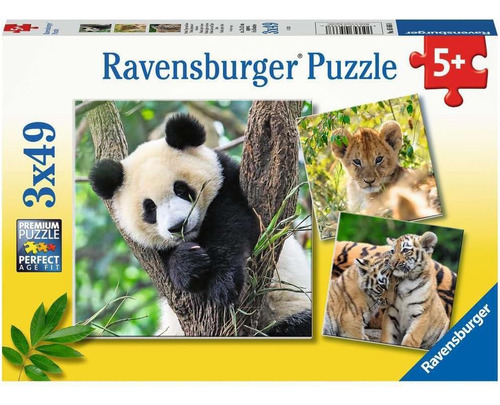 Rompecabezas Ravensburger Animales Selva Para Niños 1-5 Añ-