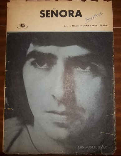 Señora Joan Manuel Serrat Partitura Para Piano (Usado)