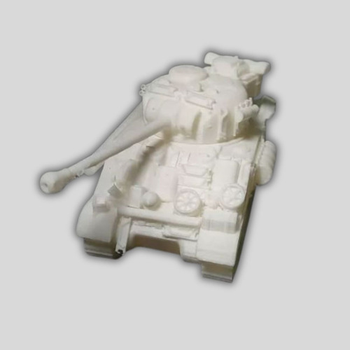 Tanque Ingles Serman Firefly, Escala 1/43, Color Blanco