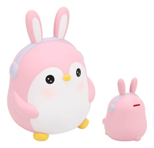 Moneda Rosa De Gran Capacidad De Dibujos Animados De Piggy B