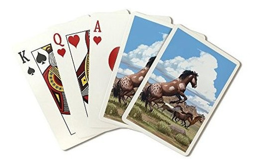 Juego De Cartas - Wild Horses And Buttes (playing Card Deck,