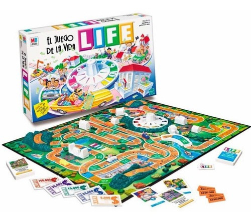 Imagen 2 de 2 de El Juego De La Vida Original Hasbro
