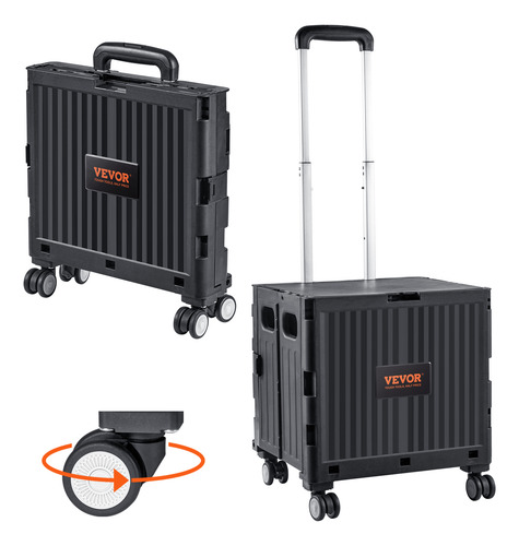 Vevor Carro De Compras Tipo Caja 4 Ruedas Con Universal