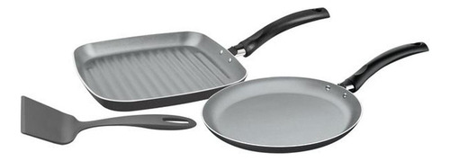 Juego Tapioquera/bistequera De Aluminio 3 Piezas