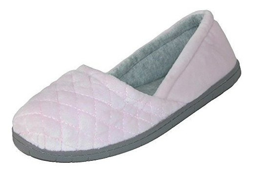 Dearfoams Women's Katie Microfiber Velour Espadrille Slipper