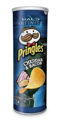 Imagem 1 de 2 de Batata Pringles Sabor Cheddar E Bacon 113g