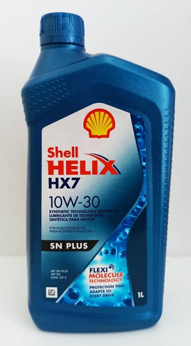 Aceite Semi-sintético Shell Helix Hx7 10w-30 Original
