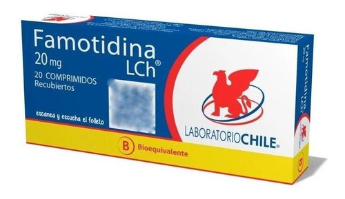 Famotidina 40mg 10 Comprimidos Chile