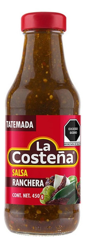 Salsa ranchera tatemada La Costeña 450g