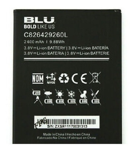 Bateria Pila Blu M2 G190q C826429260l - Ic