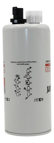 Filtro Separador De Combustible Fleetguard Fs1003