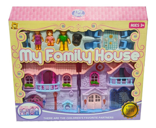 Casita De Muñecas Family House Con Accesorios* Sheshu Toys 