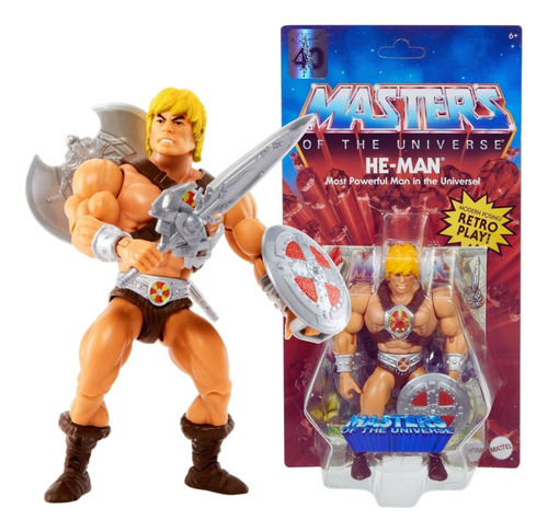 Boneco He Man Vintage Masters Of The Universe He-man 