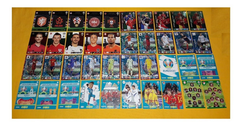 Euro 2020 Adrenalyn Panini Lote 192 Tarjetas Diferentes 