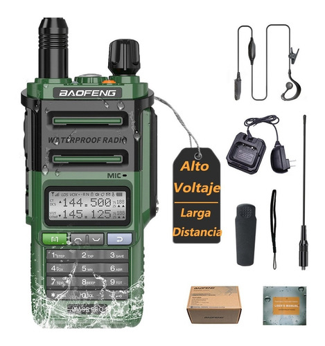 Baofeng Uv-9r Pro Radio Bidireccional Impermeable Vhf Y Uhf