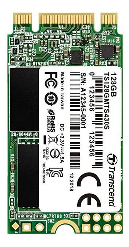 Transcend Drive 128 Gb Sata Iii 6 Gb / S Mts430s 42 Mm M.2 S