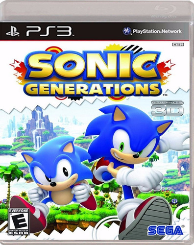 Sonic Generations Ps3 Fisico Sellado Original Ade