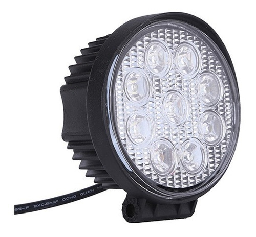 Faro Led Alta Potencia 27w Para Camión/ Moto/ 4x4 /agro